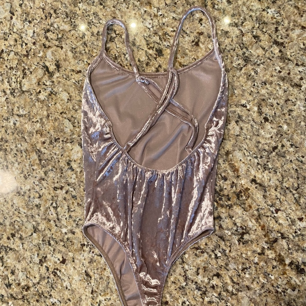FullTilt Thong Bodysuit Velvet